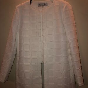 White Tahari skirt suit